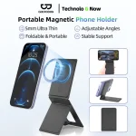 GOOJODOQ Phone Holder ขาตั้งโทรศัพท์มือถือ ดูดแม่เหล็ก พับได้ ปรับมุมได้ หนัง ที่ตั้งโทรศัพท์ - ขาตั้งโทรศัพท์และแท็บเล็ต